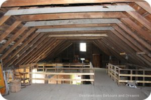 Barn loft, Friesen Housebarn, Neubergthal