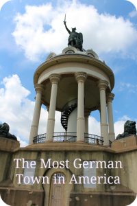 Hermann Monument in New Ulm, Minnesota - the most German town in America