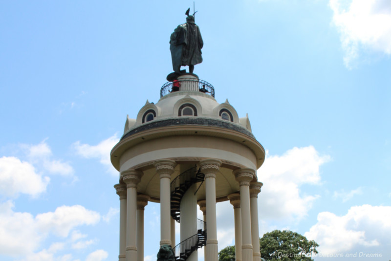 Hermann statue in New Ulm, Minnesota - the most German Town in America