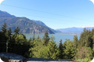 View from Tantalus Lookout on Sea to Sky Highway