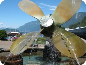 Horseshoe Bay propeller fountain