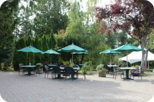 Patio at Cherry Point Estate Wines