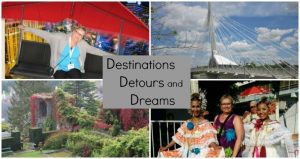 Destinations Detours and Dreams - travel stories told through narrative, photos and personal reflection