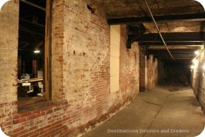 Underground Seattle in Pioneer Square.