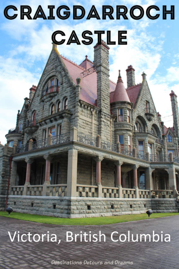 Craigdarroch Castle, a restored Victorian mansion in Victoria, British Columbia, Canada, now a house museum, portrays upper-class life at the time and showcases the role the house played in the history of the city.