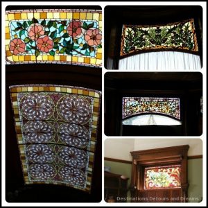 Craigdarroch Castle: stained glass windows