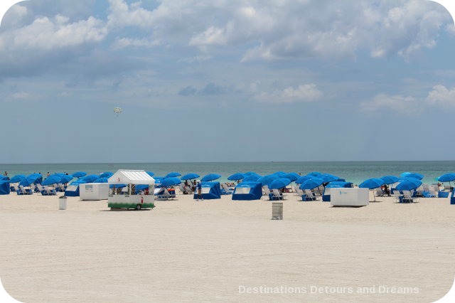 South Beach Art Deco Tour: the beach