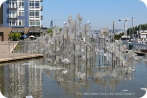 Tacoma: City of Glass - sculpture outside Museum of Glass