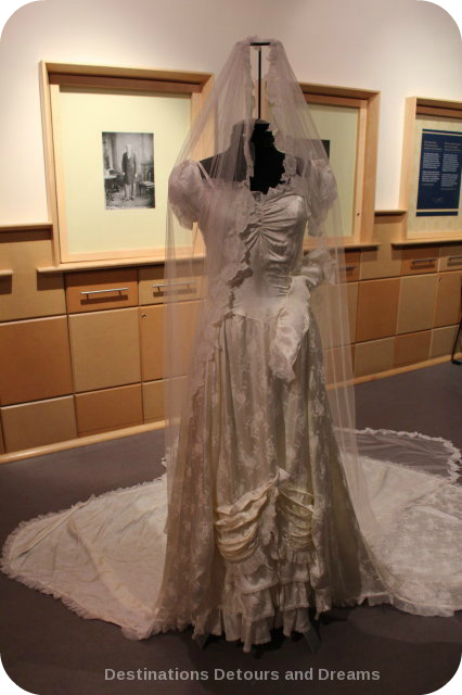 Wedding Dress View Into The Past: Dress from the late 1940s