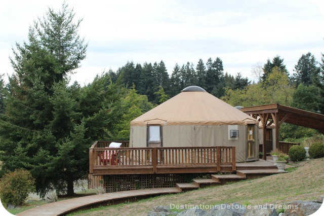 A Merry Time at Merrridale Cidery: Yurts