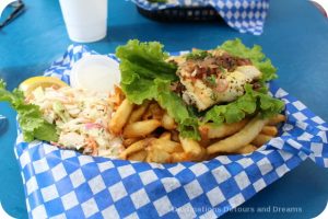 Fish and chips in Cowichan Bay