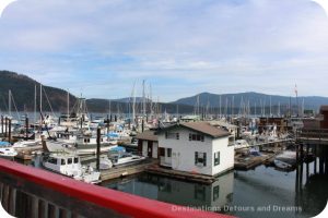 Marina at Cowichan Bay on Vancouver Island