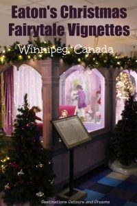 Eaton's Christmas Fairytale Vignettes: A bit of nostalgia viewing decades - fairytale vignettes once a highlight of Christmas as the Eaton's store now on display at the Manitoba Children's Museum, Winnipeg, Canada #Winnipeg #Canada #Manitoba #Christmas