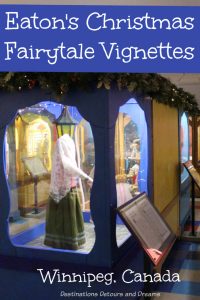 Eaton's Christmas Fairytale Vignettes: A bit of nostalgia viewing decades old fairytale vignettes once a highlight of Christmas as the Eaton's store now on display at the Manitoba Children's Museum, Winnipeg, Canada #Winnipeg #Canada #Manitoba #Christmas