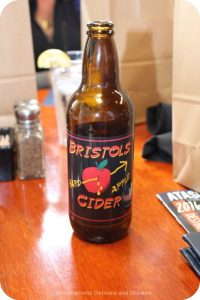 Bristol's Cider, made in Atascadero, California