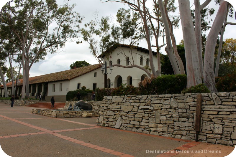 Mission Plaza in San Luis Obispo, one of the unique communities in the relaxed and scenic SLO County