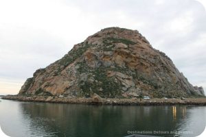 Morro Rock, just off shore at Morro Bay in central California