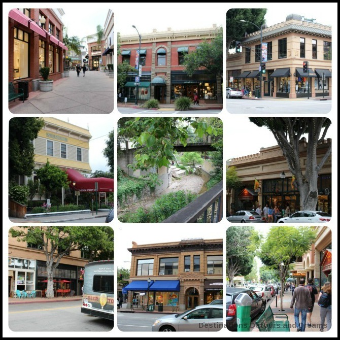 Images of San Luis Obispo, a lively and historic college town in central California