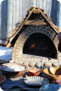 Festival du Voyageur: stone oven at Fort Gibraltar