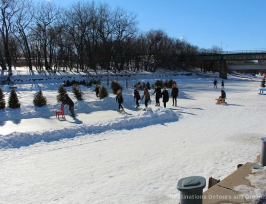Ice Skating and Architecture: Warming Huts on the River