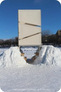 Ice Skating and Architecture: Warming Huts on the River, Winnipeg - "Ice Lantern" hut