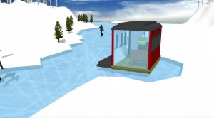 Ice Skating and Architecture: Warming Huts on the River, Winnipeg - "On The Rails"