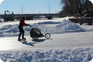 Ice Skating and Architecture: Warming Huts on the River, Winnipeg