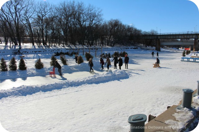 Ice Skating and Architecture: Warming Huts on the River