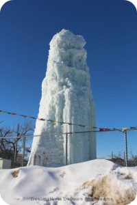 Unique Winnipeg Winter Activities - Ice climbing on a man-made ice tower