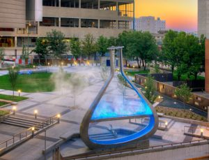 Art at the Library: emptyful by Bill Pechet. Photo by Gerry Kopelow courtesy of Winnipeg Arts Council