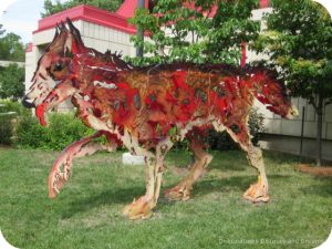 Garden of Sculptures in Saint Boniface: Entre Chien et Loup