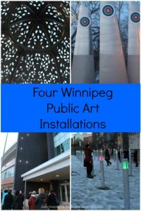 Four Public Art Installations in Winnipeg, Manitoba: Heaven Between, High Five, YOU YOU + YOU, and DIY Field