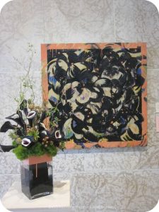 Art in Bloom: a floral display inspired by art at the Winnipeg Art Gallery: design by OTR Consultants inspired by Tony Scherman's "Bowl of Fruit"