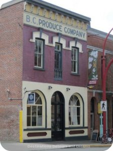 BC Produce Building in Canada's oldest Chinatown, Victoria British Columbia