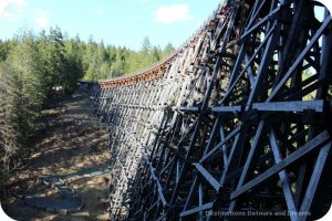 Historic Kinsol Trestle Bridge, part of the Cowichan Valley Trail on Vancouver Island