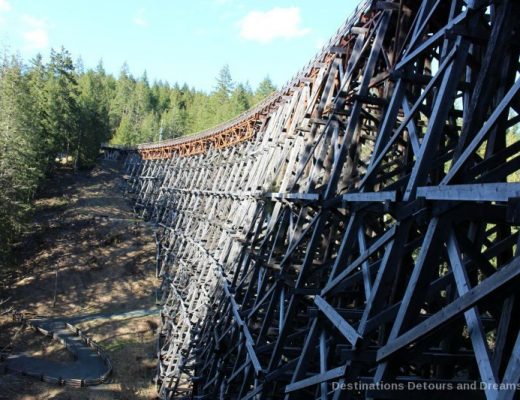 Historic Kinsol Trestle Bridge, part of the Cowichan Valley Trail on Vancouver Island