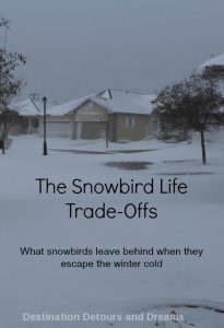 The Snowbird Life Trade-Offs: what snowbirds leave behind when escaping the winter cold