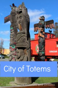 Take a tour of over 40 totem poles in Duncan (City of Totems) on British Columbia's Vancouver Island