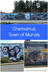 Chemainus, British Columbia, a charming waterfront town on Vancouver Island is known as the "Town of Murals"