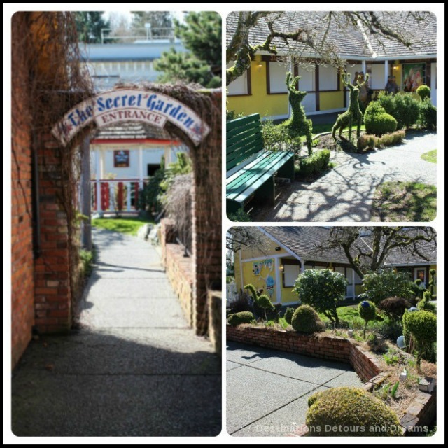 "Secret Garden" in Murals in Chemainus, British Columbia (Muraltown)