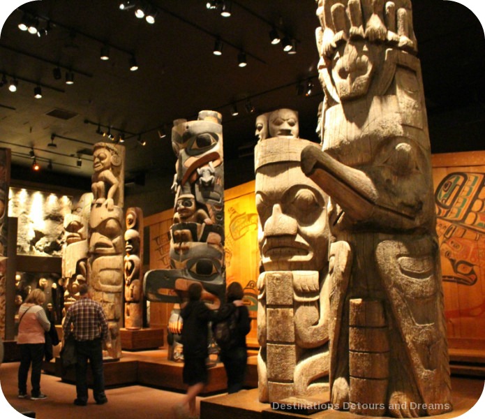 The story of British Columbia at the Royal BC Museum - Totem Gallery