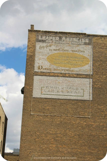 Ghost signs in Winnipeg's Exchange District tell stories of the past