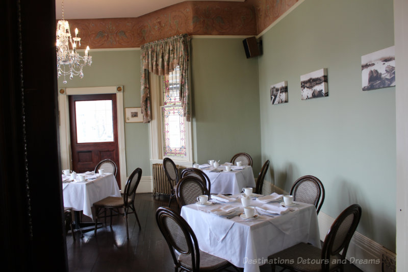 Afternoon tea at the Gatsby Mansion in Victoria, British Columbia