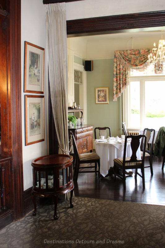 Afternoon tea at the Gatsby Mansion in Victoria, British Columbia