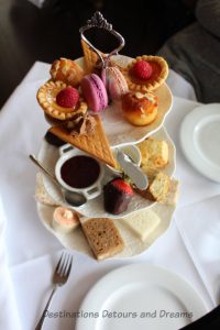 Afternoon tea at the Gatsby Mansion in Victoria, British Columbia