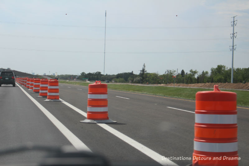 Canadian Prairie Summer Road Trip Photo Story: road construction