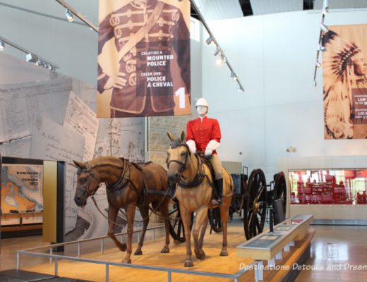 Canada Past and Present at RCMPHeritage Centre in Regina, Saskatchewan