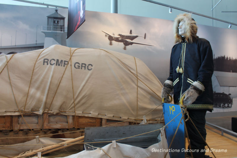 Canada Past and Present at RCMP Heritage Centre in Regina, Saskatchewan: patrolling the Arctic