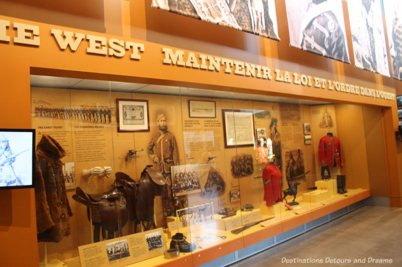 Canada Past and Present at RCMP Heritage Centre in Regina, Saskatchewan