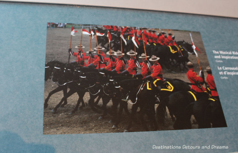 Canada Past and Present at RCMP Heritage Centre in Regina, Saskatchewan.: photo of the RCMP Musical Ride